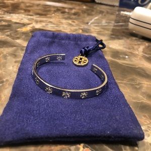 Silver Tory Burch bracelet